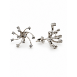 Pre Owned 18ct White Gold Diamond Earrings ZC148